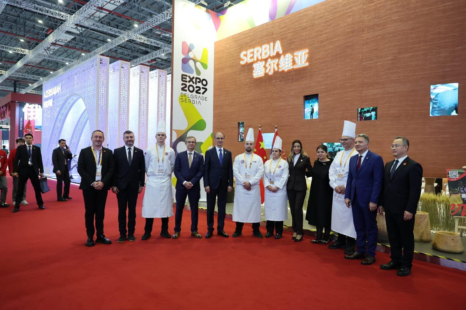 Serbia Pavilion at the China International Import Expo inspired by Expo 2027 – a five-sensory journey