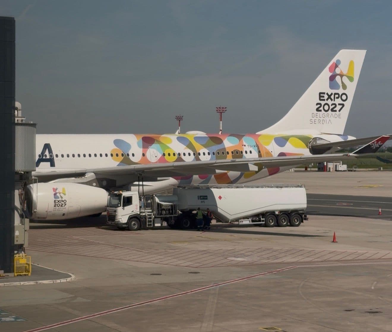 FIRST BELGRADE-TO-CANADA FLIGHT MARKED BY EXPO 2027